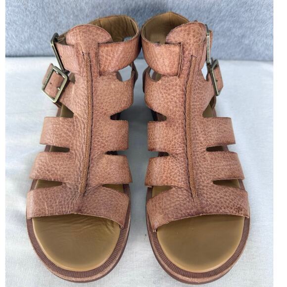 Kork Ease Woman’s sz 6 Leather Buckle Baltea Gladiator Sandals  Flat - Picture 2 of 8